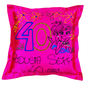 [Ds06-40] Poduszka satynowa Podusia Sexy 40